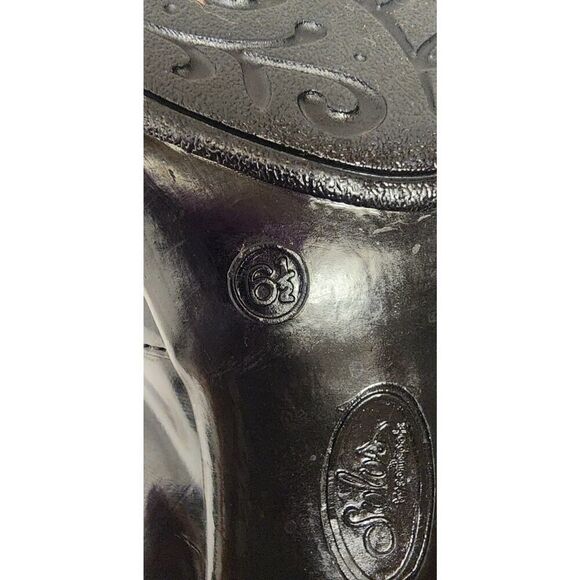 SOFTSPOTS BLACK PEEP-TOE SLINGBACK SANDAL SHOES SIZE US 6 - Picture 13 of 15